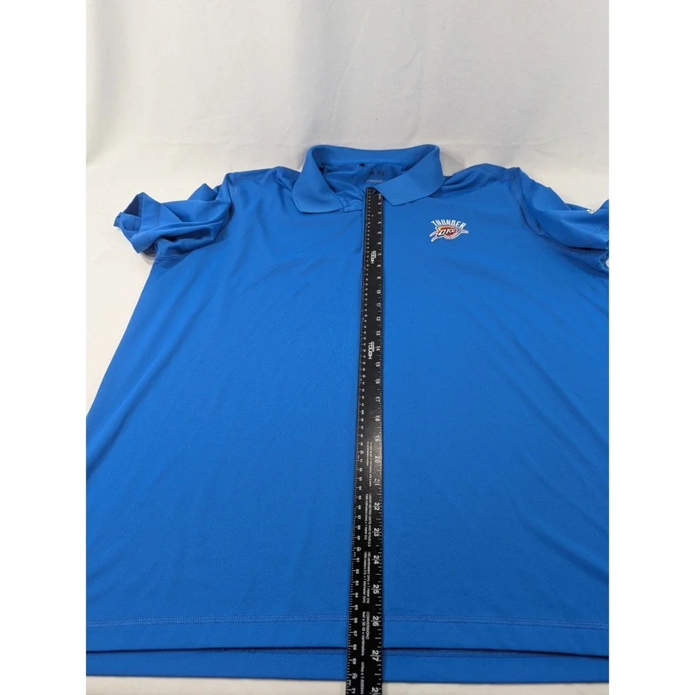 adidas Blue Oklahoma City Thunder Polo Shirt
